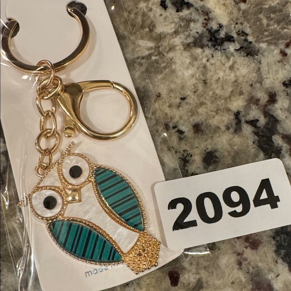 2094 Owl Key Ring & Bag Charm‎